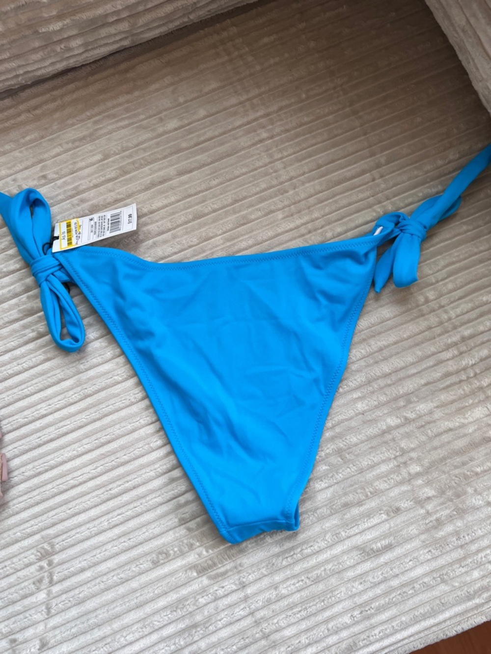 Women’s Tie-Side Bikini Bottom in Bright Blue